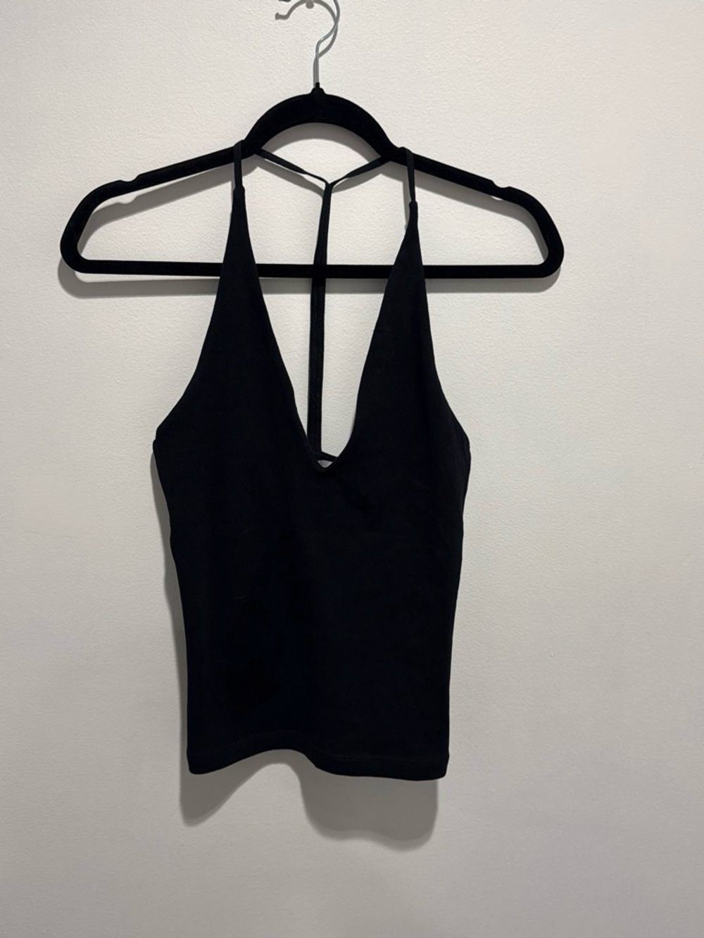 Zara Black V-Neck Halter Camisole